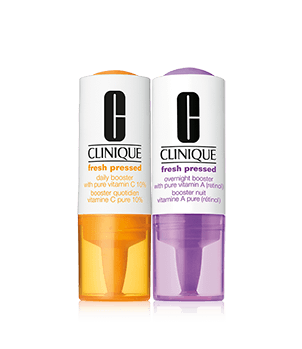 Clinique Fresh Pressed Clinical™ Daily and Overnight Boosters With Pure Vitamins C 10% + A (Retinol)