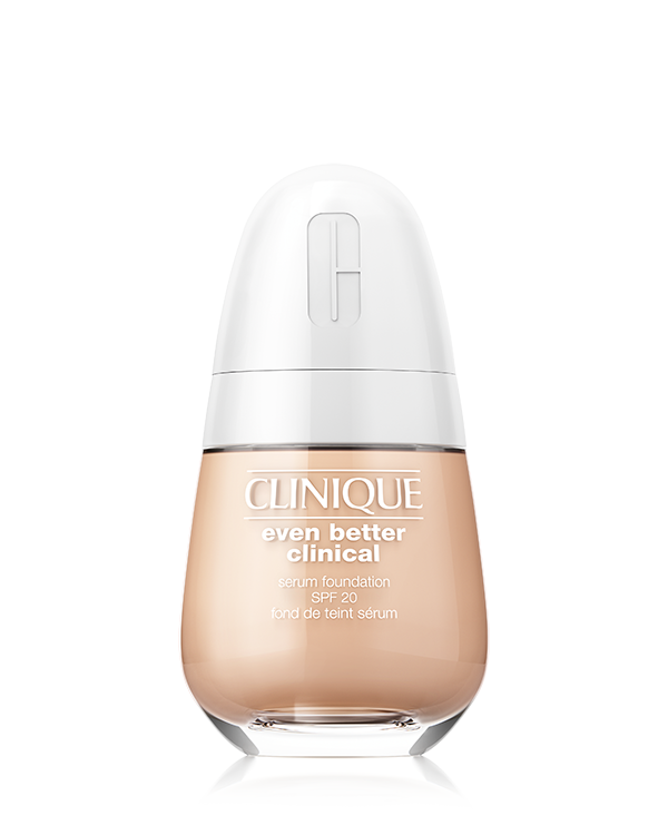 Even Better Clinical Serum Foundation SPF 20, Το πρώτο foundation που περιέχει 3 τεχνολογίες ορού. Η επαναστατική oil-free σύνθεσή του περιέχει Υαλουρονικό Οξύ, Σαλικυλικό Οξύ και Βιταμίνη C + UP302, βελτιώνοντας την επιδερμίδα ώστε να δείχνει ακόμα καλύτερη.