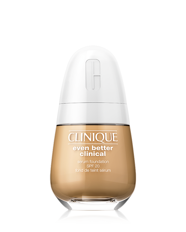 Even Better Clinical Serum Foundation SPF 20, Το πρώτο foundation που περιέχει 3 τεχνολογίες ορού. Η επαναστατική oil-free σύνθεσή του περιέχει Υαλουρονικό Οξύ, Σαλικυλικό Οξύ και Βιταμίνη C + UP302, βελτιώνοντας την επιδερμίδα ώστε να δείχνει ακόμα καλύτερη.