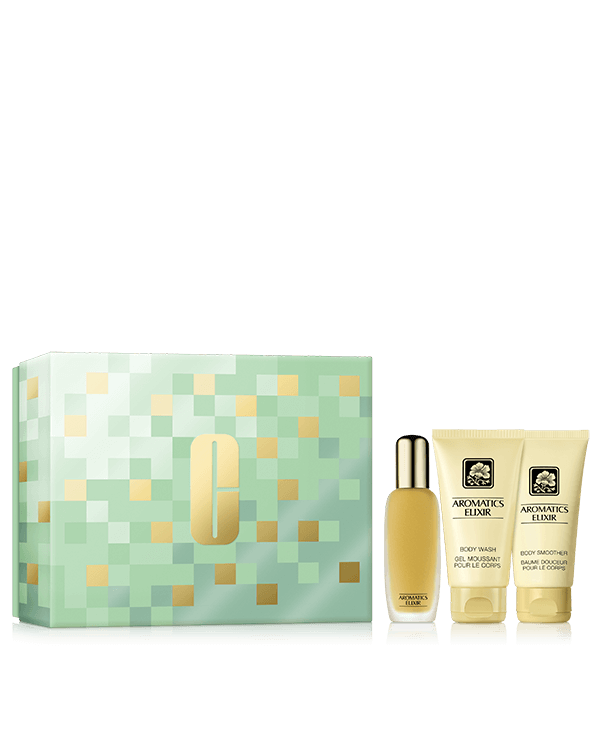 Aromatics Elixir 3 Ways Fragrance Set, Ένα αρωματικό σετ, ιδανικό για ταξίδι, για μια συναρπαστική και ολοκληρωμένη αρωματική εμπειρία.