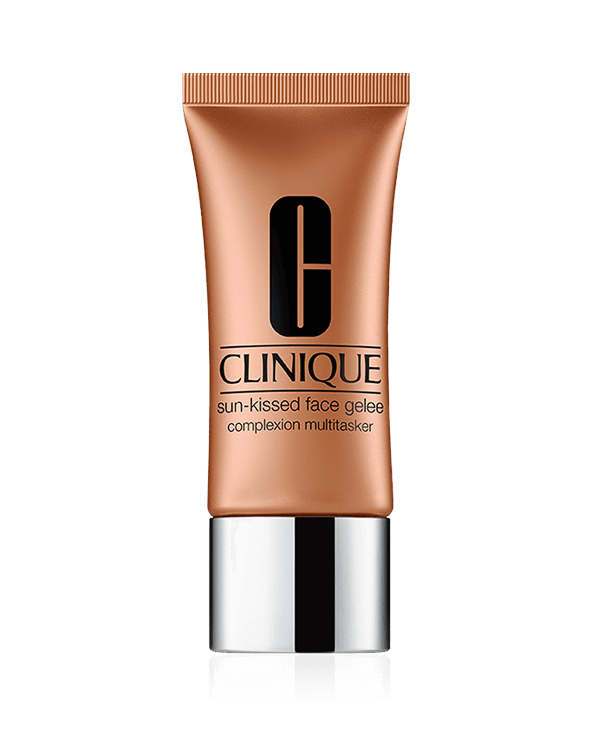 Sun-Kissed Face Gelee Complexion Multitasker, Το διάφανο, μη λιπαρό gel δημιουργεί ζεστή υγιή λάμψη.